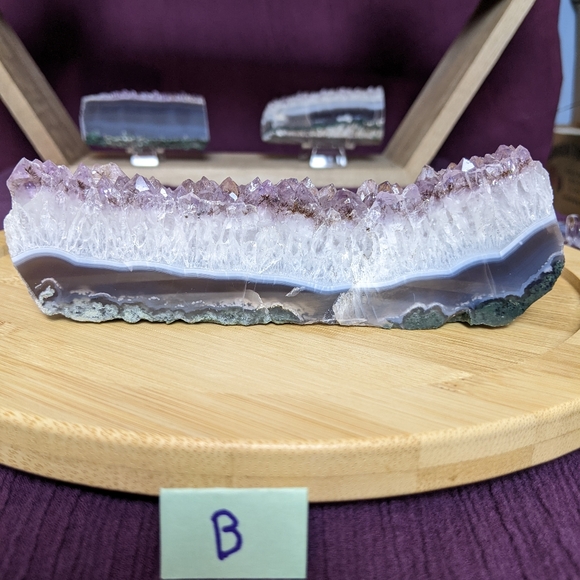 Beautiful Brazilian Amethyst Slice B - Picture 4 of 14